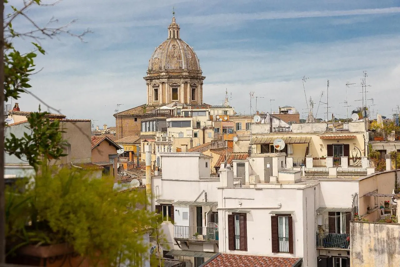 アパート Campo De' Fiori Penthouse-Rental In ローマ